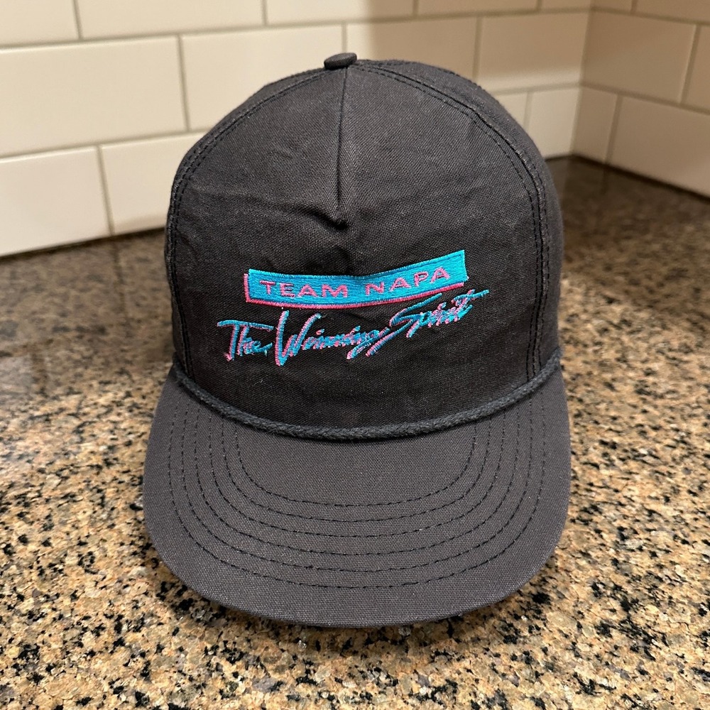 Team NAPA Vintage Louisville USA Rope Snapback Hat The Winning Spirit Black